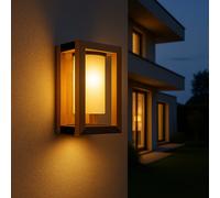 Lumisky Applique murale SERAPHINA WALL – base LED solaire rechargeable, LED blanc chaud, H31cm