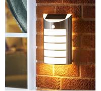 Applique murale solaire - SMART SOLAR - Bienvenue - Inox - 100 lumens - Détecteur de mouvement
