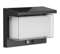 Lumisky – Applique murale solaire ZEANY – LED blanc chaud, détecteur de mouvement – Noir