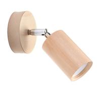 Applique murale Sollux Lighting BERG - GU10 - Bois naturel - 10x20 cm