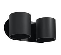 Applique murale Sollux Lighting OR 9 - Noir - 26x10 cm