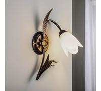 Applique murale Sonia ONLI, dimmable, bronze, Salon / Salle à manger, Métal, Florentin, Applique