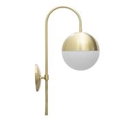 Applique Murale Sphère "Glamy Street" 51cm Blanc & Or