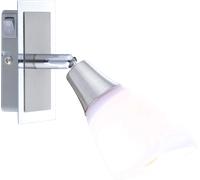 Applique murale Spot mural orientable argenté satiné Spot d'éclairage H 19,5 cm