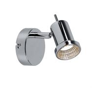 Spot mural LED 5 watts, lampe rotative, éclairage chromé ACTION 450301010000