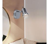 Spot mural LED 5 watts, lampe rotative, éclairage chromé ACTION 450301010000