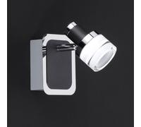 Applique Murale Luminaire Sportif de Cuisine LED Spot Réglable Noir H 13 CM