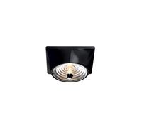 Applique Murale Stilnovo Goletta Noir Brillant/ Transparent
