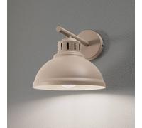 Applique murale Sven Luminex, dimmable, beige, Salon / Salle à manger, Métal, Industriel, Applique Murale