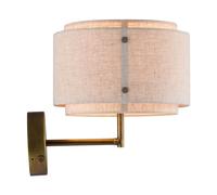 Applique murale TAKAI Acier inoxydable Beige E27 - DESIGN FOR THE PEOPLE 2320421018