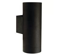 Applique murale TIN maxi double - GU10 - métal noir IP54 - Nordlux, Extérieur