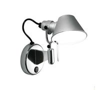 Artemide Applique murale Tolomeo Micro Faretto aluminium avec interrupteur