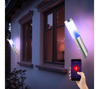 Applique Murale Torche Extérieure Capteur Smart Appsteuerung Dimmable RGB LED