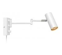 Applique murale TORINO blanche 1 ampoule Blanc G