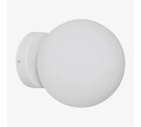 Applique Murale Traditionnelle En Acier Inoxydable Avec Boule De Cristal Uvol Blanc Blanc