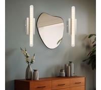 Applique Murale Treppenhauslampe LED Couloir Chrome L 30 CM 2er Set