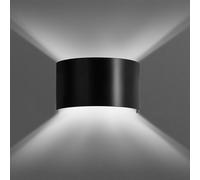 Applique Murale Up Down Noire G9 Métal Moderne Intérieur Couloir Escalier