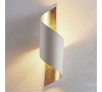 Applique murale Vanni Lindby, dimmable, blanc, Chambre à coucher, Métal, Moderne, Applique Murale