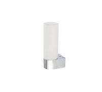 Applique Murale Verre Aluminium Blendarm G9 IP44 H: 16,5 CM Chrome Wandleuchte