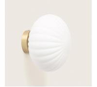 LEDKIA LIGHTING Applique Murale Verre et Métal Celina Blanc