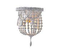 Applique Murale Vintage Pour Chambre D'Enfant Avec Perles En Bois, Applique Murale Créative Pour Salon, Lampe de Chevet Pour Chambre, Applique Murale Pour Couloir, Applique Murale D'Entrée, Applique M