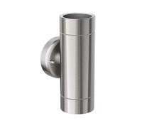Applique murale WEDO pour l'extérieur chrome mat acier inoxydable IP44 deux