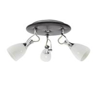 Applique murale - XELUX - MILANO 5074180 - Marron et blanc - 3 Spots orientables - 3 x 60 W G9