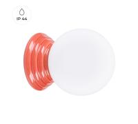 Applique murale ZORI couleur pêche IP44
