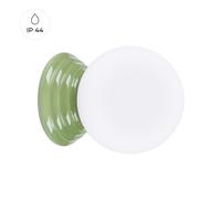 Applique murale ZORI verte IP44