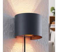 Applique murale Zuzana Arcchio, noir, Salon / Salle à manger, Aluminium, Moderne, Applique Murale