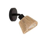 Applique murale/plafonnier Myha beige 10x10cm - Atmosphera Créateur d'intérieur