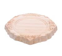 Applique Ovale en Bois Européen pour Cadres Photo, 10,2 CM | Non Peinte, Sculptée à Main et Polie, Bords Lisses, Décoration Maison, Usage sur Cadres et Meubles