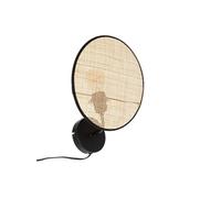 Atmosphera - Applique murale Olme en paille et métal D27cm