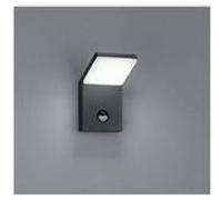 Applique pearl anthracite blanc 1x9w smd led detecteur mouvement Gris G