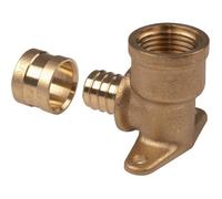 Applique PER coudé 90° à glissement - F 1/2' - diamètre 16 mm - PB tub