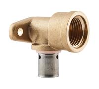 Applique PER coudé 90° à sertir - PB TUB - F 1/2' - Ø 16 mm