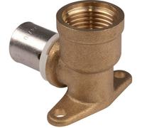 Applique PER coudé 90 degrés à sertir - F 1/2' - Diamètre 16 mm - PB tub