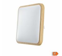 Applique LED - EDM - Modèle Carré - 18W - 1820lm - 6400K - Effet Bois