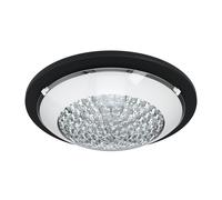 Applique/Plafonnier ACOLLA 1 LED 11W en acier noir D290mm
