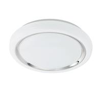 Applique/Plafonnier CAPASSO LED 18W en acier blanc D340mm