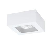 Applique/Plafonnier FERREROS LED 1X6,3W en acier blanc 140x140x60mm