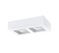 Applique/Plafonnier FERREROS LED 2X6,3W en acier blanc 255x140x60mm