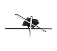 Applique/Plafonnier LASANO 3 LED 3X3,5W en acier et aluminium noir 500x145x90mm