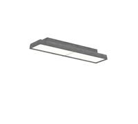 Applique/ Plafonnier LP Slim 3000K et Dali en Aluminium Brut Foncé