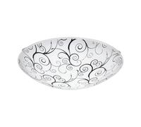 Applique/Plafonnier M1 LED 3X3,6W en acier blanc D315mm