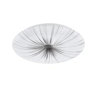 Applique/Plafonnier NIEVES LED 19,5W en acier blanc D410mm