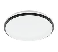 Applique/Plafonnier PINETTO IP44 LED 15,6W en acier blanc D340mm