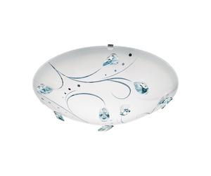 Applique/Plafonnier S1 LED 3X3,8W en acier blanc D315mm