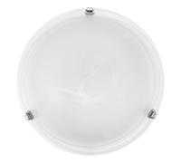 Applique/Plafonnier SALOME E27 2X25W en acier chrome D400mm