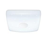 Applique/Plafonnier VOLTAGO 2 LED 20W en acier blanc 375x375x90mm